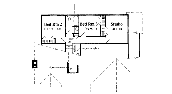 upper floor house blueprint