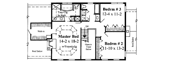 upper floor house blueprint