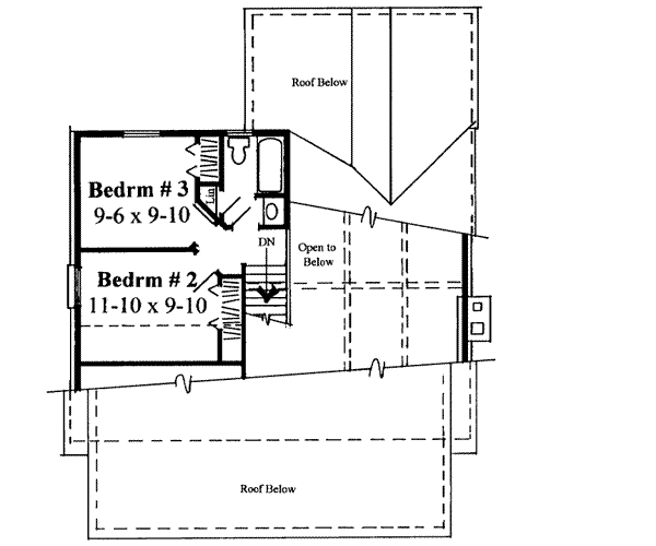upper floor house blueprint