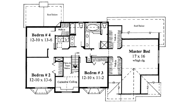 upper floor house blueprint