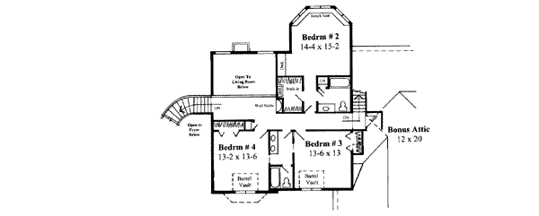 upper floor house blueprint