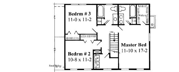 upper floor house blueprint
