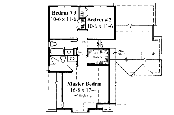upper floor house blueprint