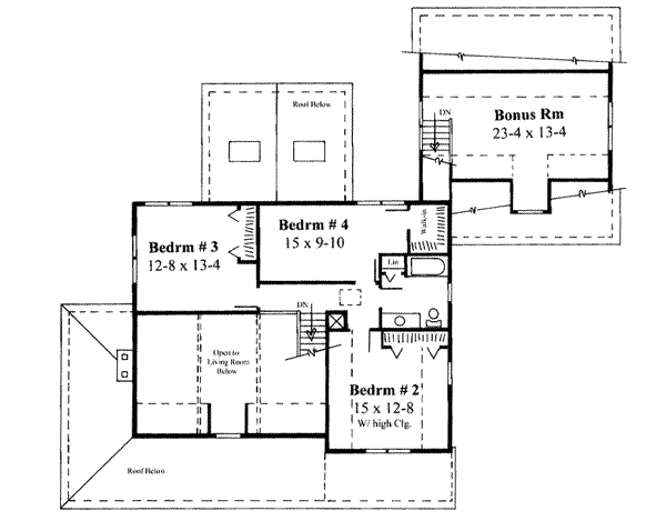 upper floor house blueprint