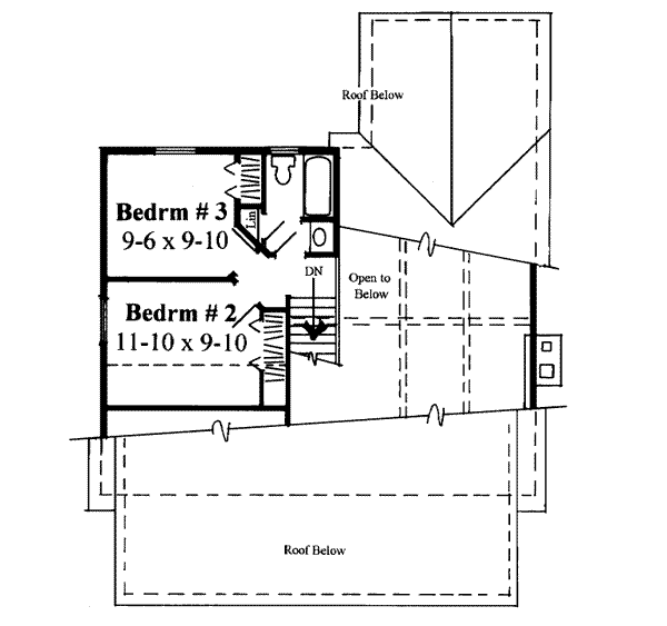 upper floor house blueprint