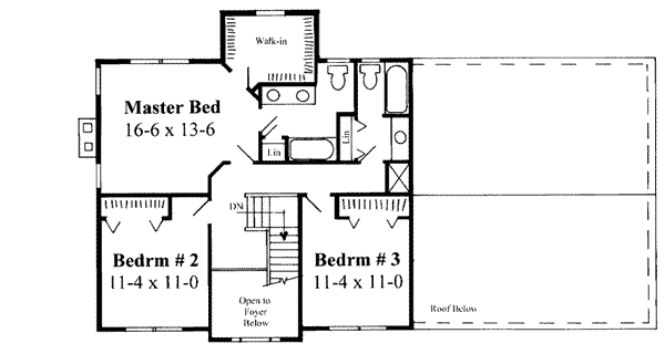 upper floor house blueprint