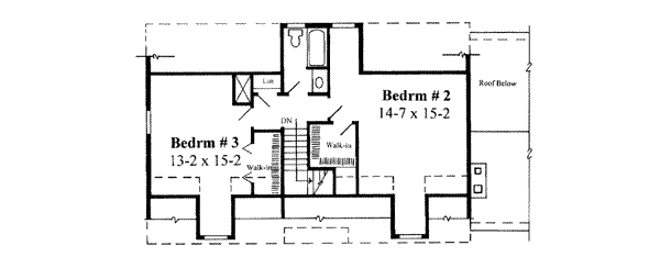 upper floor house blueprint