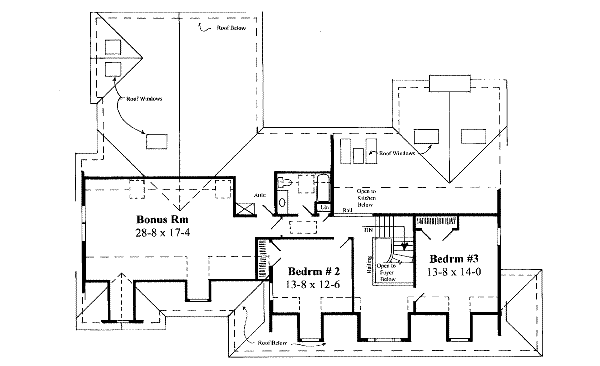upper floor house blueprint