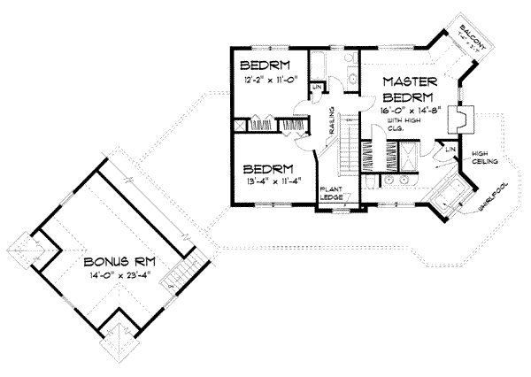 upper floor house blueprint