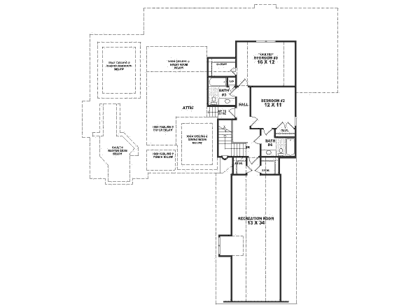upper floor house blueprint