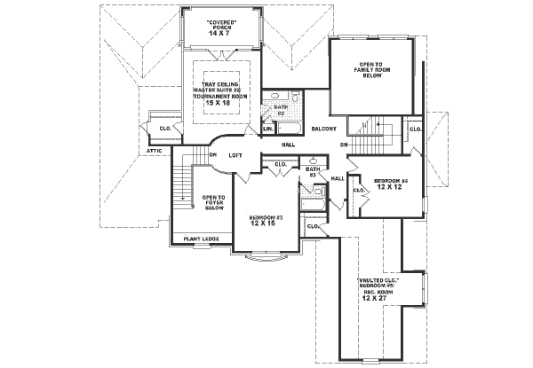 upper floor house blueprint