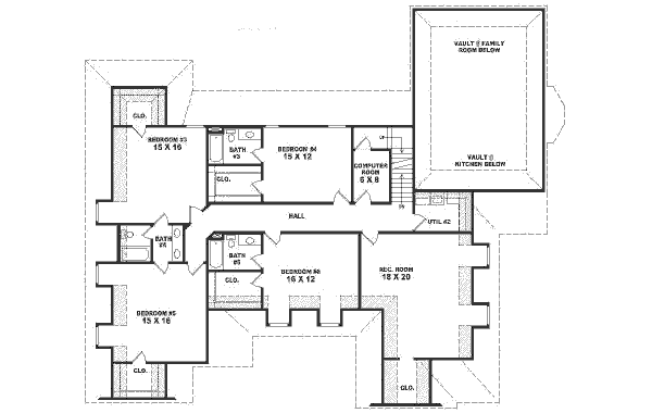 upper floor house blueprint