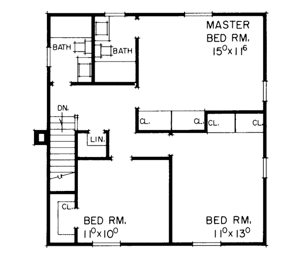 upper floor house blueprint