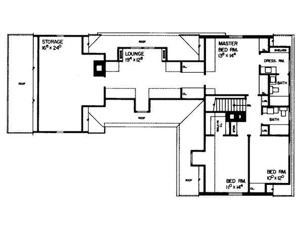 upper floor house blueprint