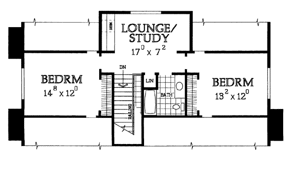 upper floor house blueprint