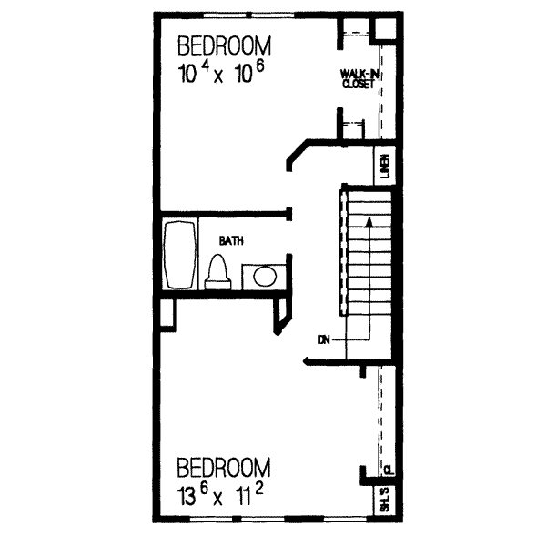 upper floor house blueprint
