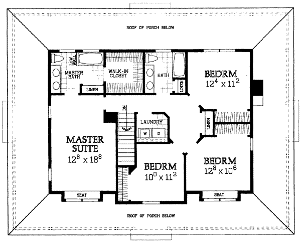 upper floor house blueprint