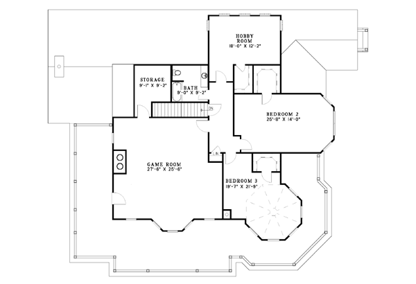 upper floor house blueprint