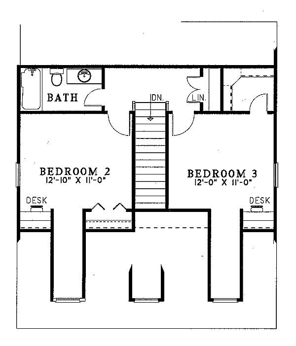 upper floor house blueprint