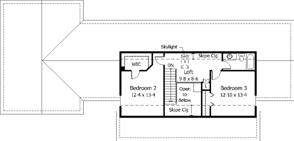 upper floor house blueprint
