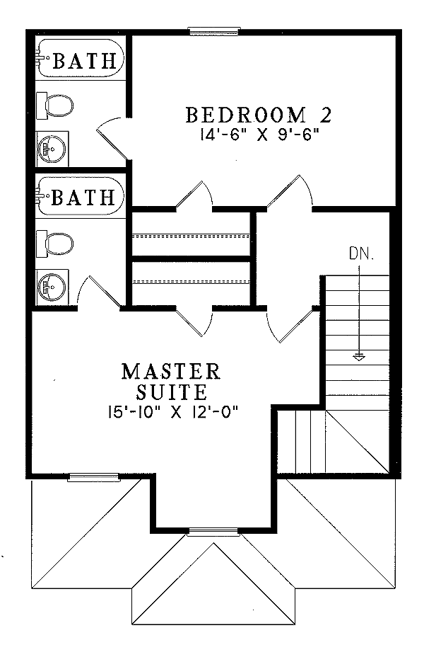 upper floor house blueprint