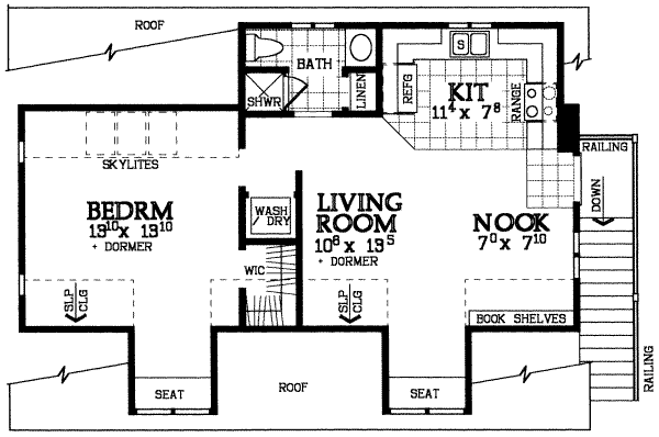 upper floor house blueprint