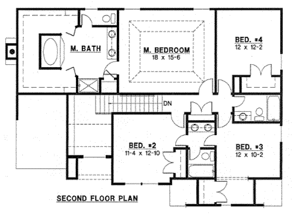 upper floor house blueprint