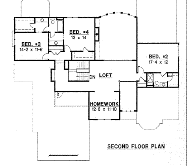 upper floor house blueprint