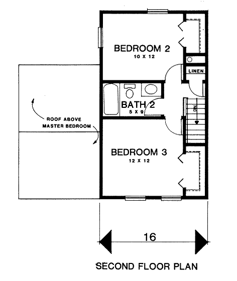 upper floor house blueprint