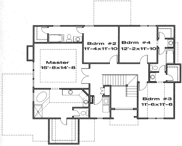 upper floor house blueprint