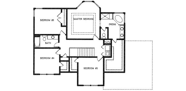 upper floor house blueprint