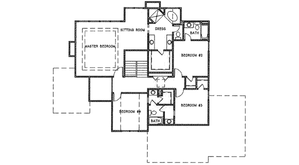 upper floor house blueprint