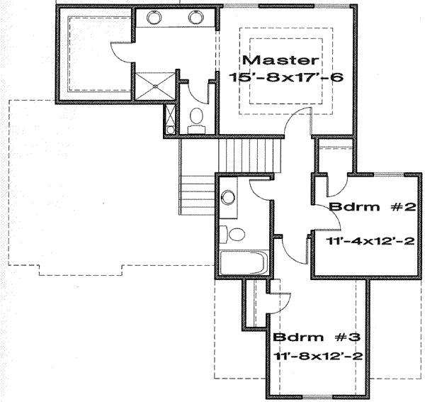 upper floor house blueprint