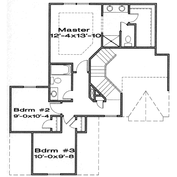upper floor house blueprint
