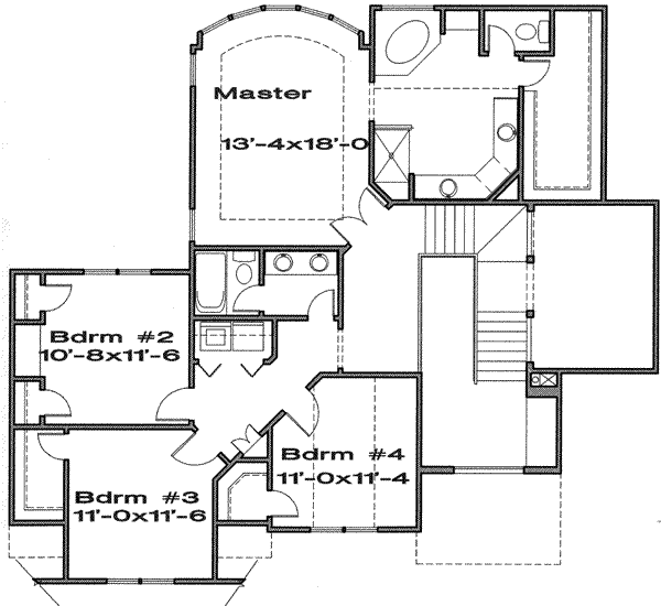 upper floor house blueprint