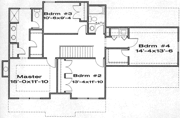 upper floor house blueprint