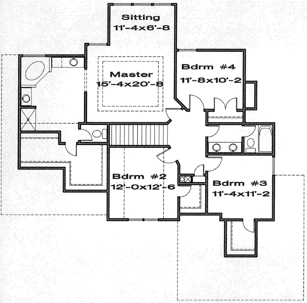 upper floor house blueprint