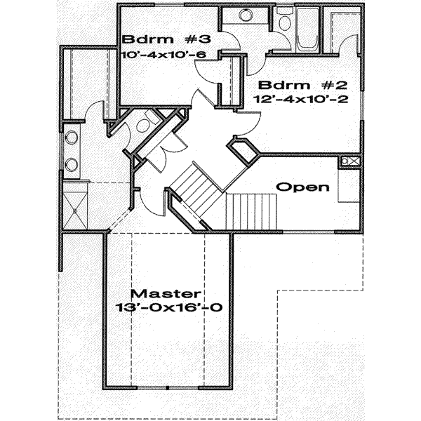 upper floor house blueprint