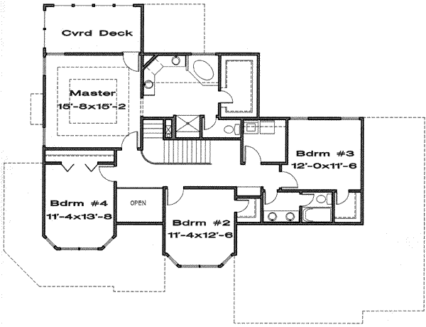 upper floor house blueprint