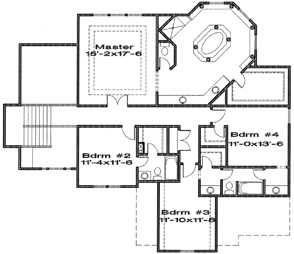 upper floor house blueprint