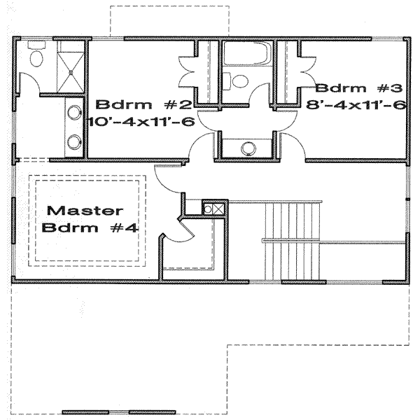 upper floor house blueprint