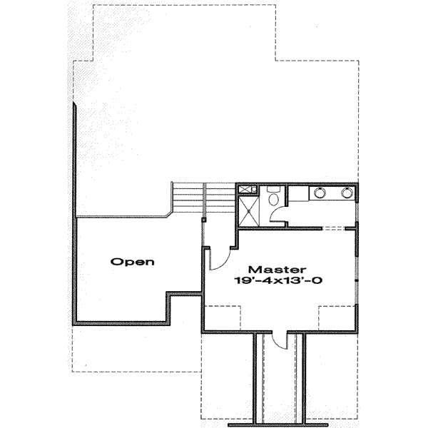 upper floor house blueprint