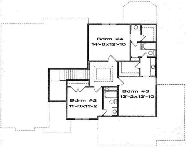 upper floor house blueprint