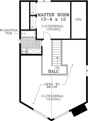 upper floor house blueprint