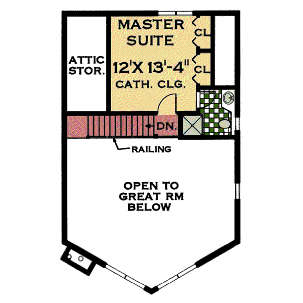 upper floor house blueprint