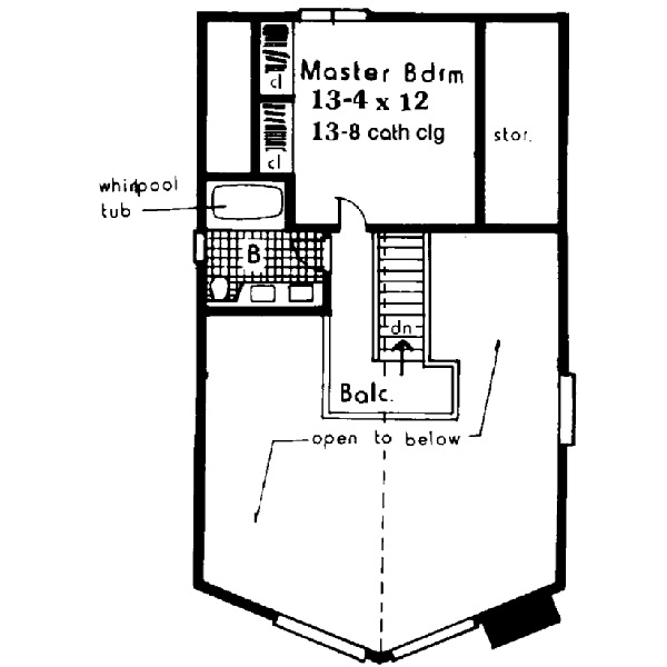 upper floor house blueprint