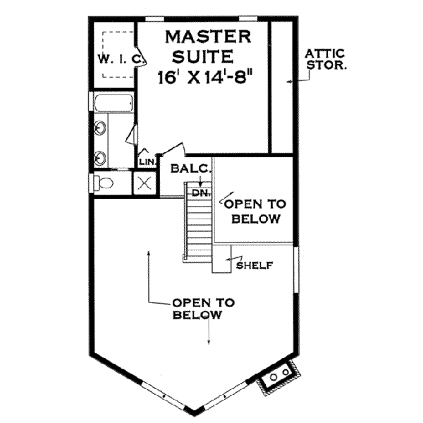 upper floor house blueprint