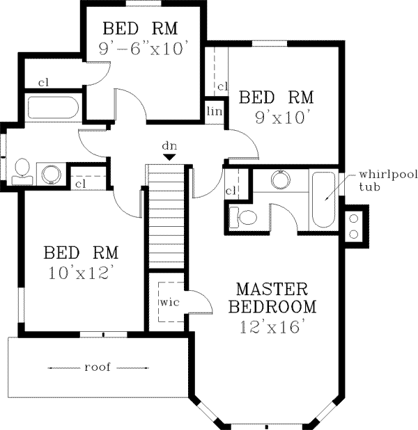 upper floor house blueprint