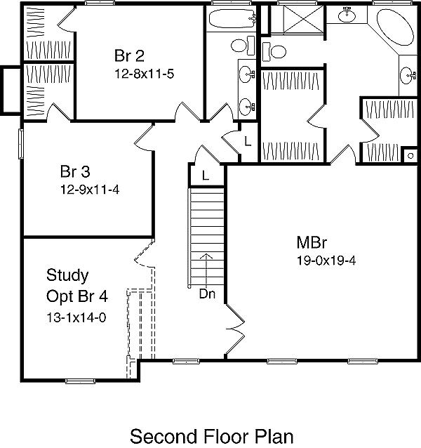 upper floor house blueprint