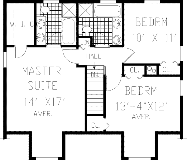 upper floor house blueprint